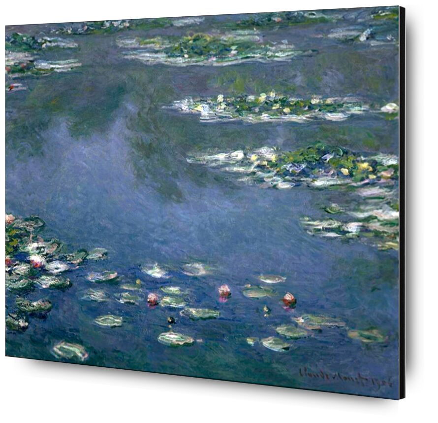 Water Lilies - CLAUDE MONET desde Bellas artes, Prodi Art, lago, agua, azul, verde, naturaleza, pintura, fiesta, playa, CLAUDE MONET, ninfómanas, marre