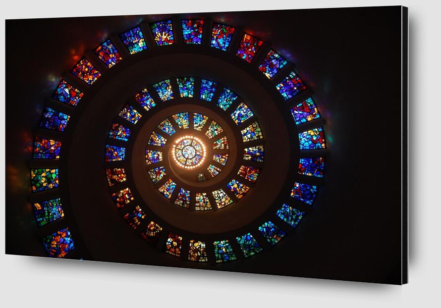 Stained glass from Aliss ART Zoom Alu Dibond Image