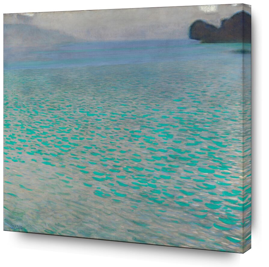 Lake Attersee, 1901 desde Bellas artes, Prodi Art, KLIMT, lago, abstracto, cielo, pintura, azul