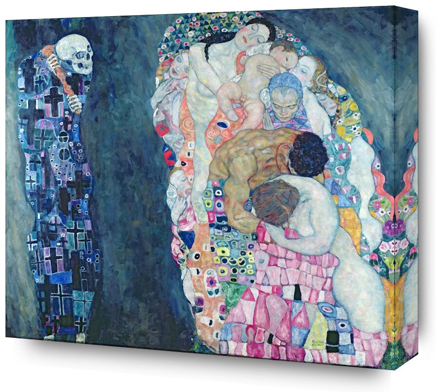 Death and Life, circa 1911 from Fine Art, Prodi Art, circle of life, abstract, painting, death, life, KLIMT