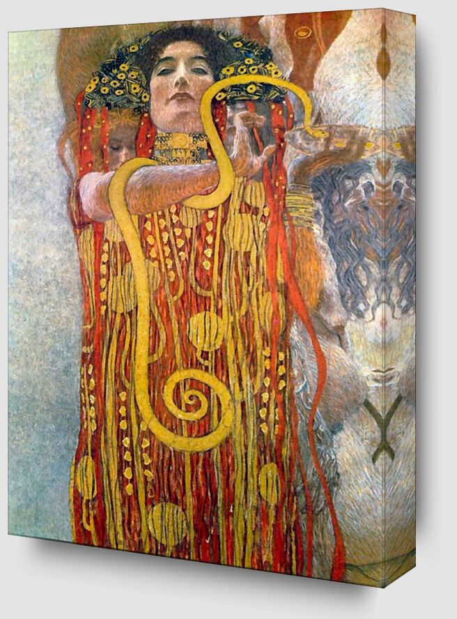 Hygeia - Gustav Klimt from Fine Art Zoom Alu Dibond Image
