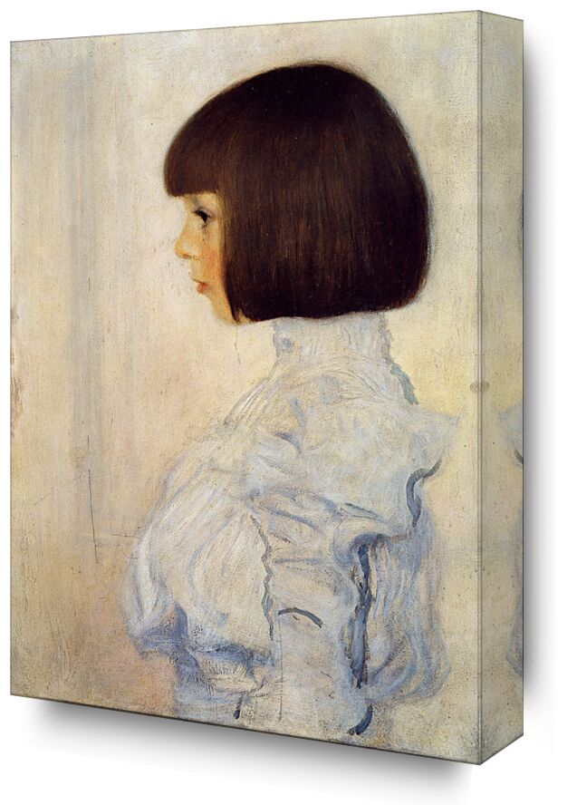 Portrait of Helene Klimt - Gustav Klimt from Fine Art, Prodi Art, painting, brown, portrait, woman, KLIMT