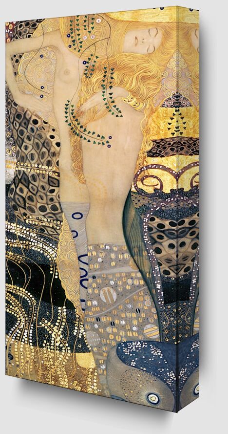Water Snakes I - Gustav Klimt from Fine Art Zoom Alu Dibond Image
