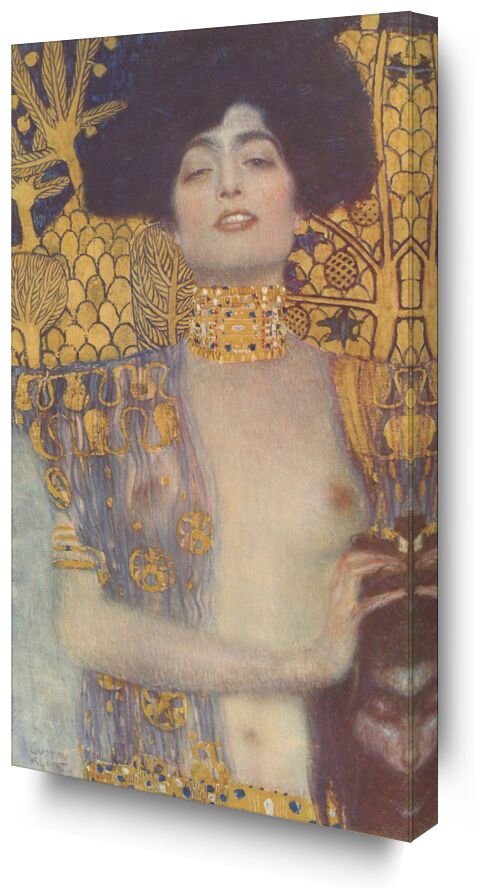 Judith, 1901 desde Bellas artes, Prodi Art, oro, desnudo, su, retrato, mujer, KLIMT