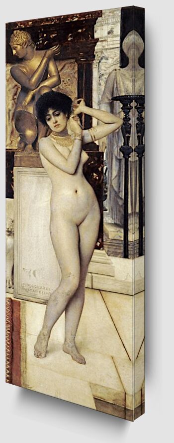 Study on Skigge and Eel for the Allegory of Sculpture, 1890 - Gustav Klimt von Bildende Kunst Zoom Alu Dibond Image
