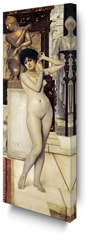 Étude sur la Skigge et l'Anguille pour l'Allégorie de la Sculpture, 1890 - Gustav Klimt de Beaux-arts, Prodi Art, KLIMT, sculpture, étude, femme, nu