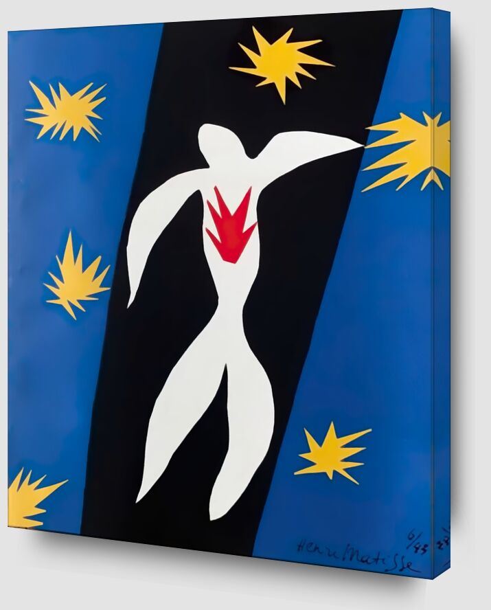 Chute d'Icare - Henri Matisse de Beaux-arts Zoom Alu Dibond Image