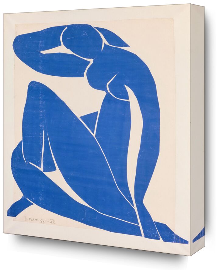 Blue Nude II - Henri Matisse from Fine Art, Prodi Art, nude, drawing, painting, Matisse, sculpture, blue