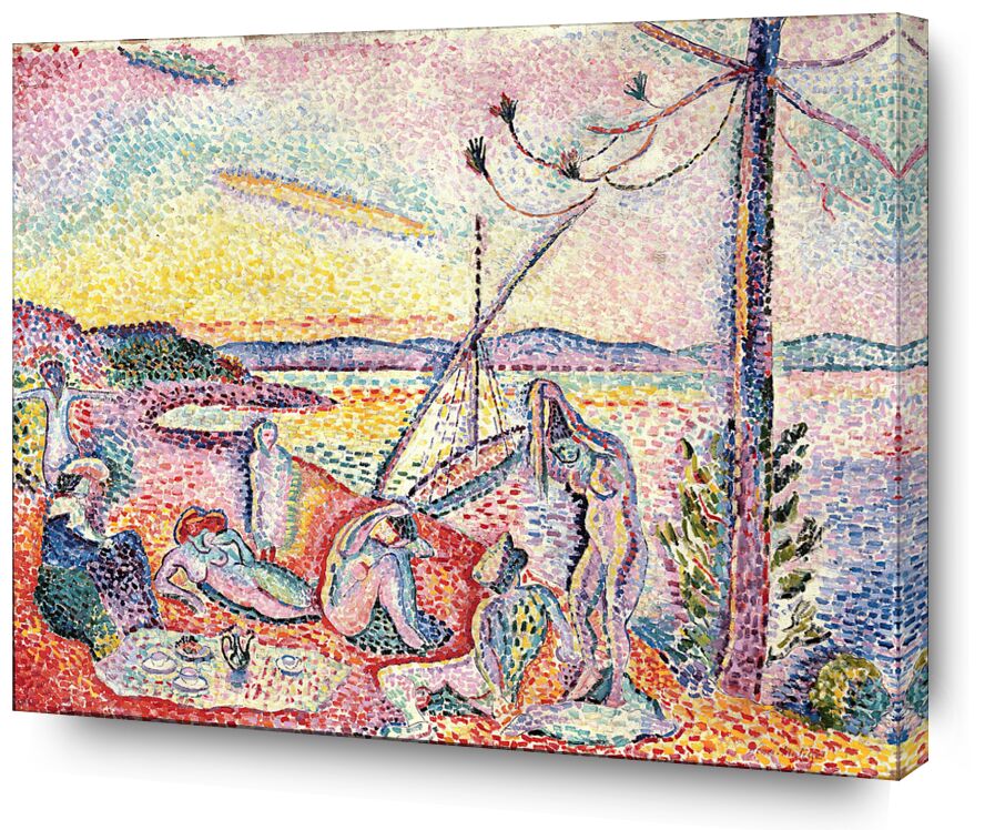 Luxe, Calm And Volupt, 1904 von Bildende Kunst, Prodi Art, Matisse, Strand, Sonne, Sommer-, Urlaub, Frau