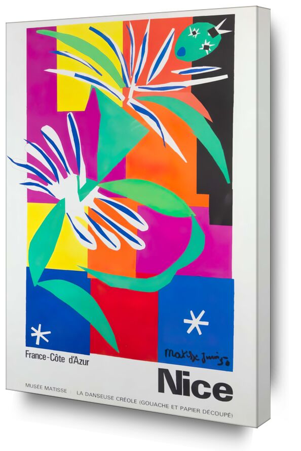 Nice, France - Côte d'Azur - Henri Matisse de Beaux-arts, Prodi Art, agréable, Matisse, affiche, côte d'azur, France, palmier