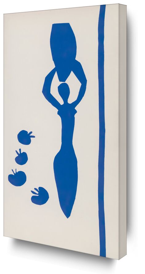 Verve - Blue Nude VI - Henri Matisse from AUX BEAUX-ARTS, Prodi Art, Matisse, blue, nude, drawing, pencil, painting, jar, africa