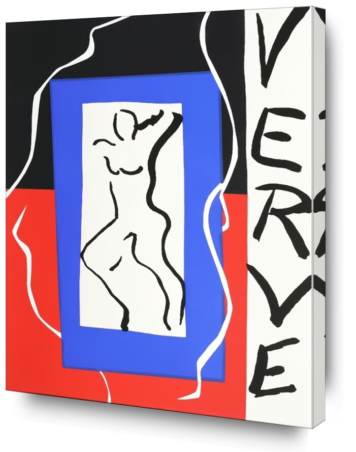 Verve - Henri Matisse from AUX BEAUX-ARTS, Prodi Art, Matisse, poster, woman, nude, verve