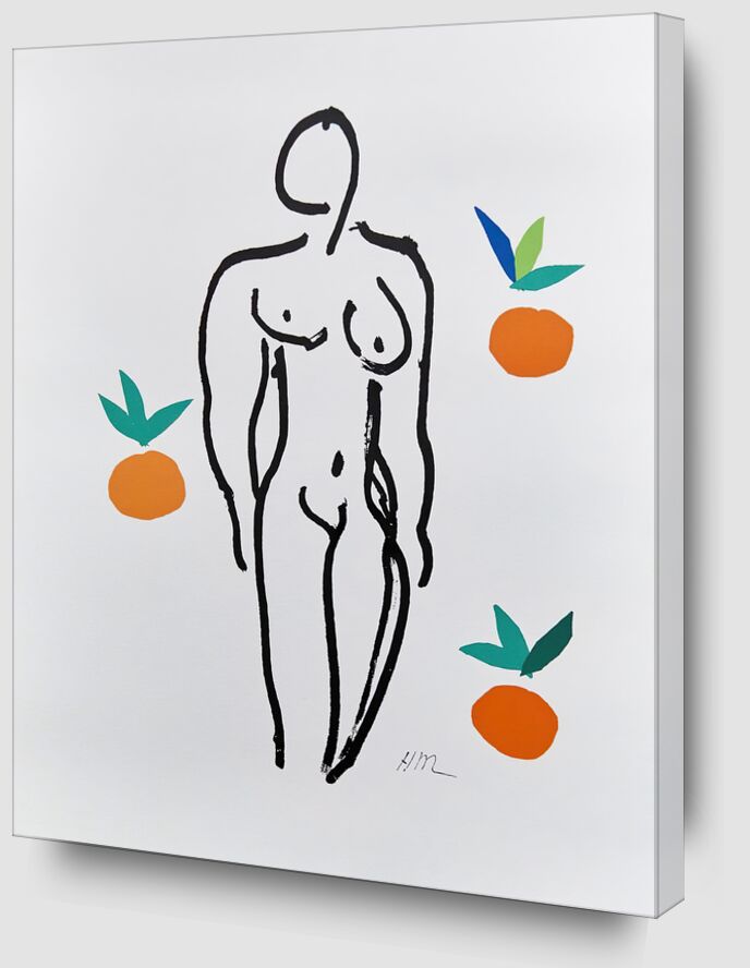Verve, Nude with Oranges - Henri Matisse von Bildende Kunst Zoom Alu Dibond Image