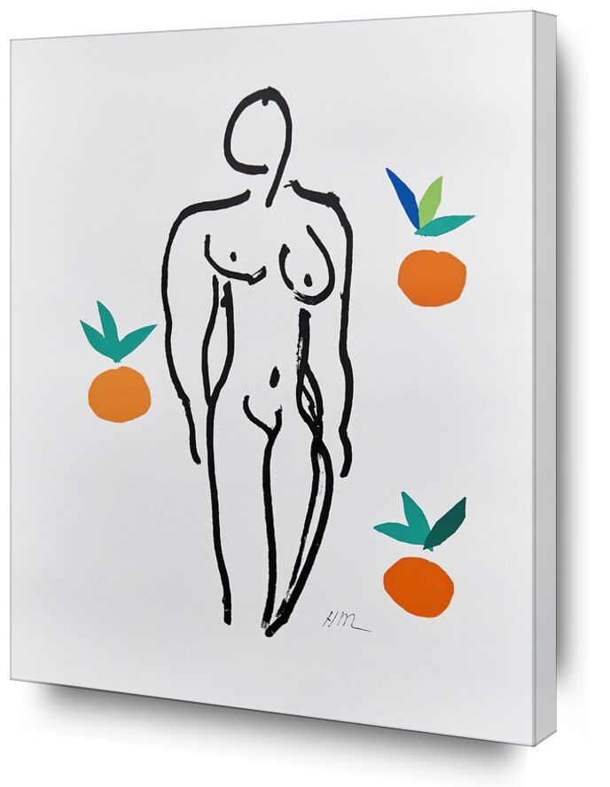 Verve, Nude with Oranges - Henri Matisse von Bildende Kunst, Prodi Art, nackt, Frau, Orange, Frucht, Kochen, nackt, Matisse
