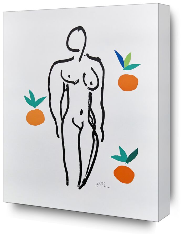 Verve, Nude with Oranges - Henri Matisse from Fine Art, Prodi Art, nude, woman, orange, fruit, cooking, naked, Matisse