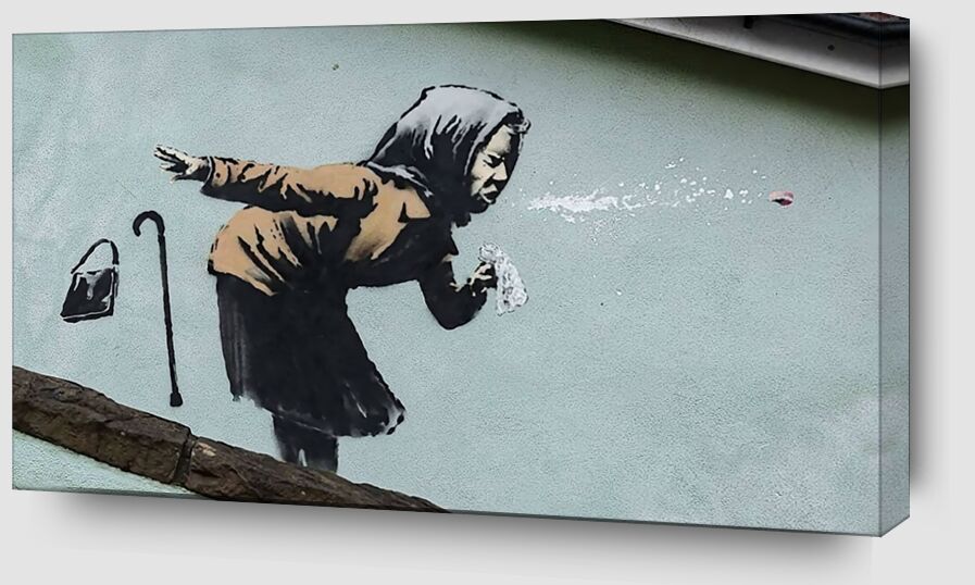 Aachoo!! - Banksy from AUX BEAUX-ARTS Zoom Alu Dibond Image