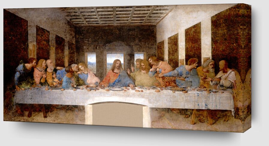 The Last Supper - Leonardo da Vinci von Bildende Kunst Zoom Alu Dibond Image