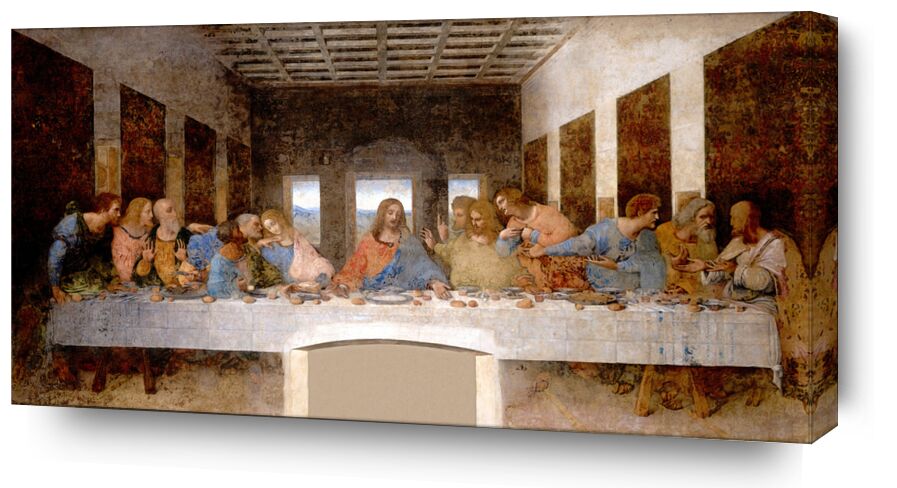 The Last Supper - Leonardo da Vinci von Bildende Kunst, Prodi Art, Leonard da vinci, Jesus, Christus, Kirche, das letzte Abendmahl, Apostel