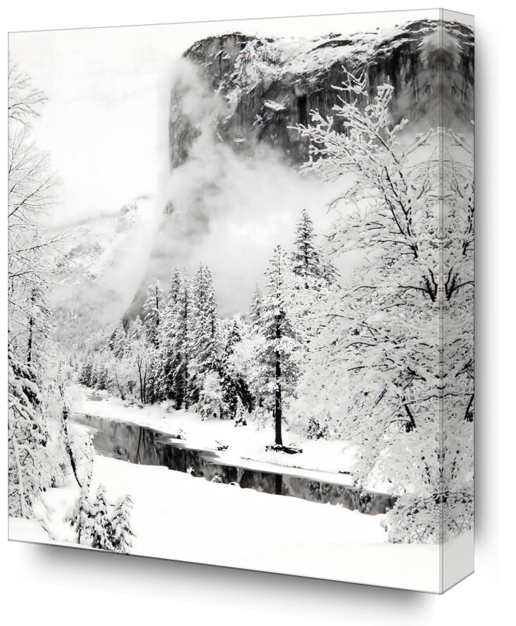 El Capitan, Winter Yosemite National Park, California serie from Fine Art, Prodi Art, ski, fir, river, mountains, winter, snow, ANSEL ADAMS