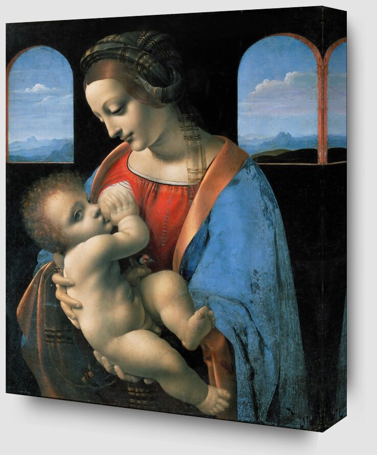 The Madonna Litta - Leonardo da Vinci from Fine Art Zoom Alu Dibond Image