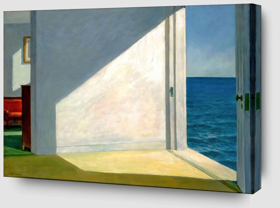 Chambres au Bord de la Mer - Edward Hopper de Beaux-arts Zoom Alu Dibond Image