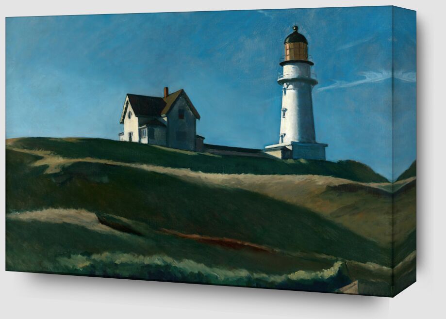 Lighthouse Hill - Edward Hopper from Fine Art Zoom Alu Dibond Image