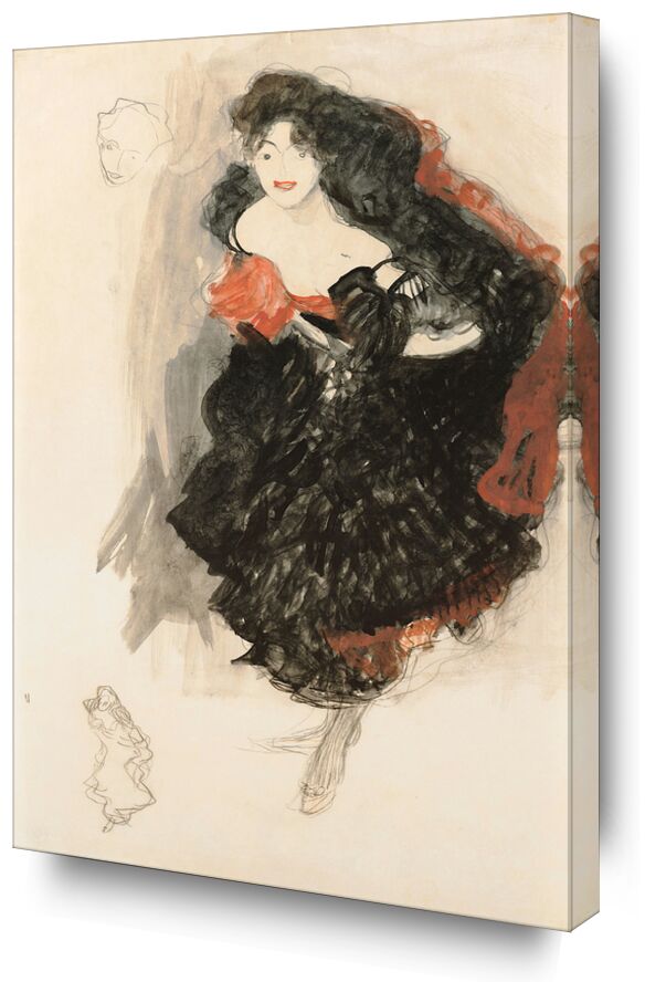 Étude pour Judith II - Gustav Klimt de Beaux-arts, Prodi Art, KLIMT, étude, peinture, portrait, dessin au crayon