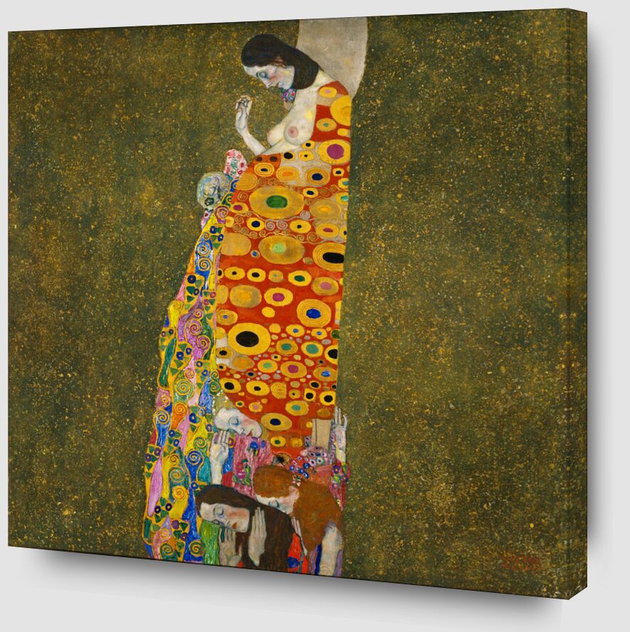 Hope II - Gustav Klimt von Bildende Kunst Zoom Alu Dibond Image