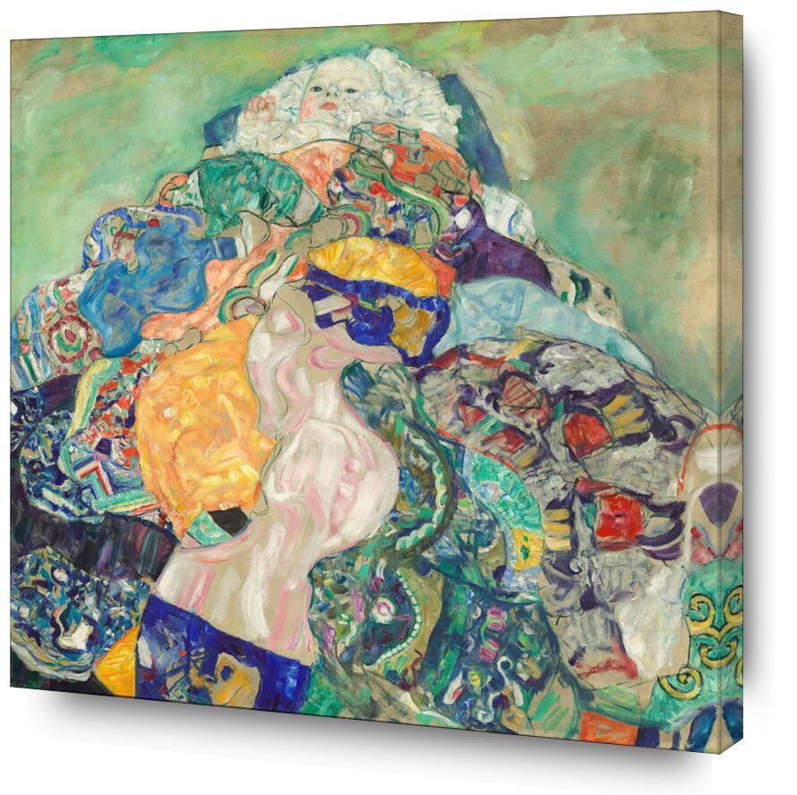 Bébé (berceau) - Gustav Klimt de Beaux-arts, Prodi Art, KLIMT, bébé, enfance, dessin, peinture, enfant, berceau