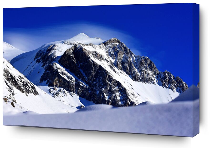 Summit 2 de Romain DOUCELIN, Prodi Art, ciel bleu, ciel, environnement, vanoise, parc de la vanoise, parc, neige, hiver, paysage en hiver, Paysages, paysage, montagnes, haute montagne, natue