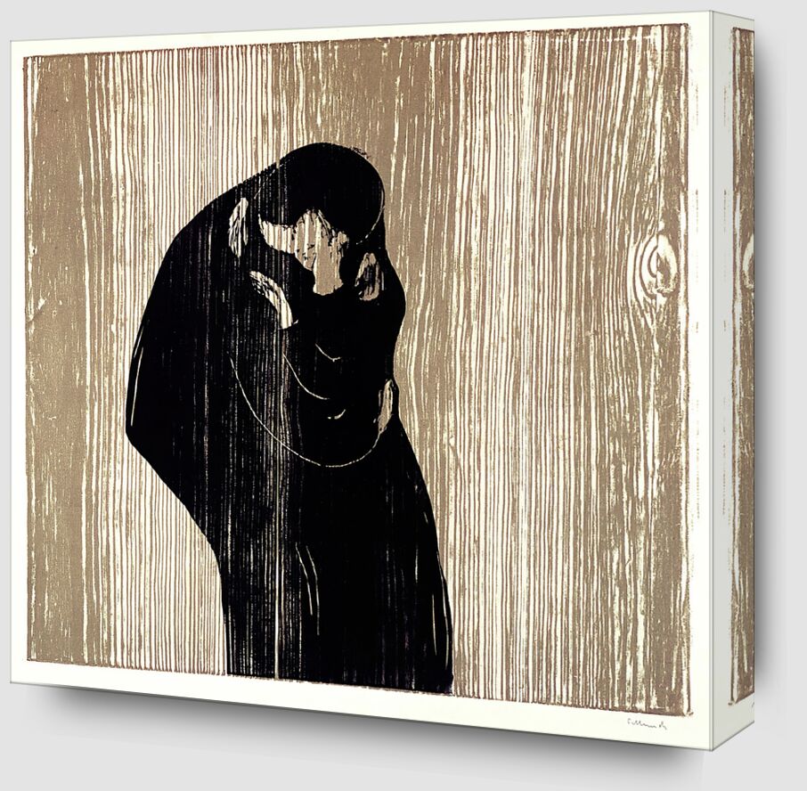 Der Kuss IV - Edvard Munch from Fine Art Zoom Alu Dibond Image
