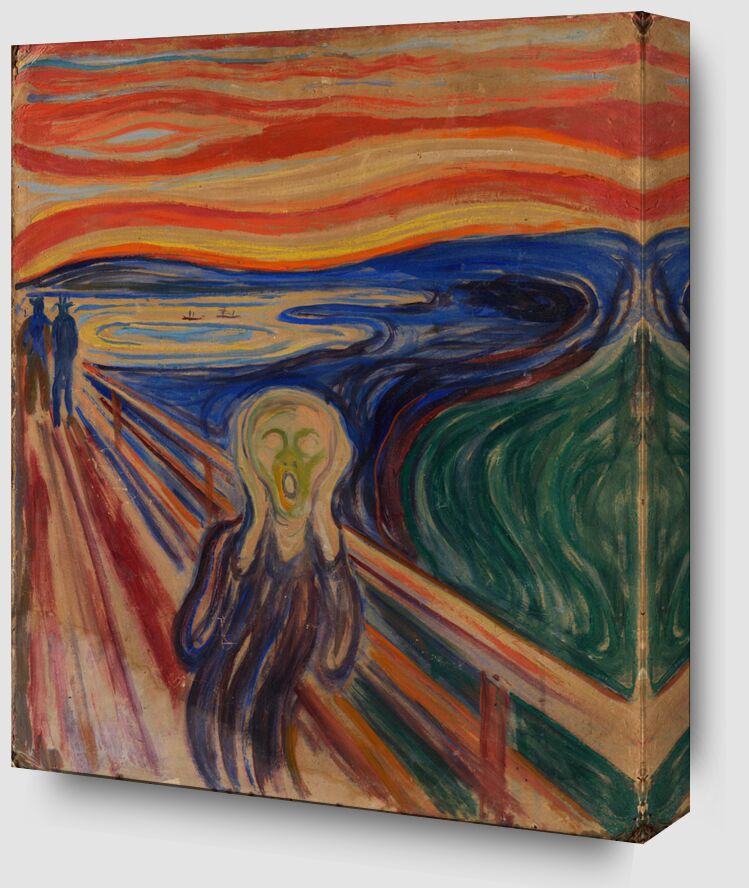 The Scream - Edvard Munch from Fine Art Zoom Alu Dibond Image