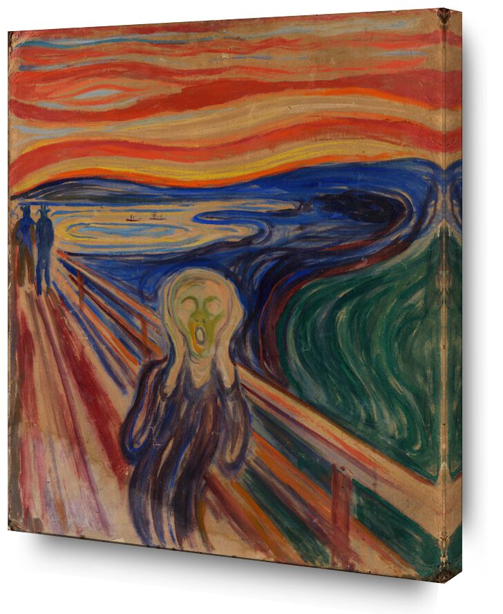 The Scream desde Bellas artes, Prodi Art, pintura, Edvard Munch, gritar, incomodidad, angustia