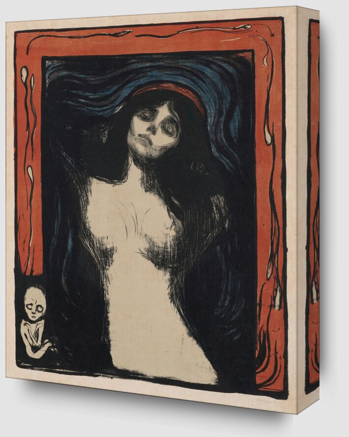 Madonna II - Edvard Munch from Fine Art Zoom Alu Dibond Image