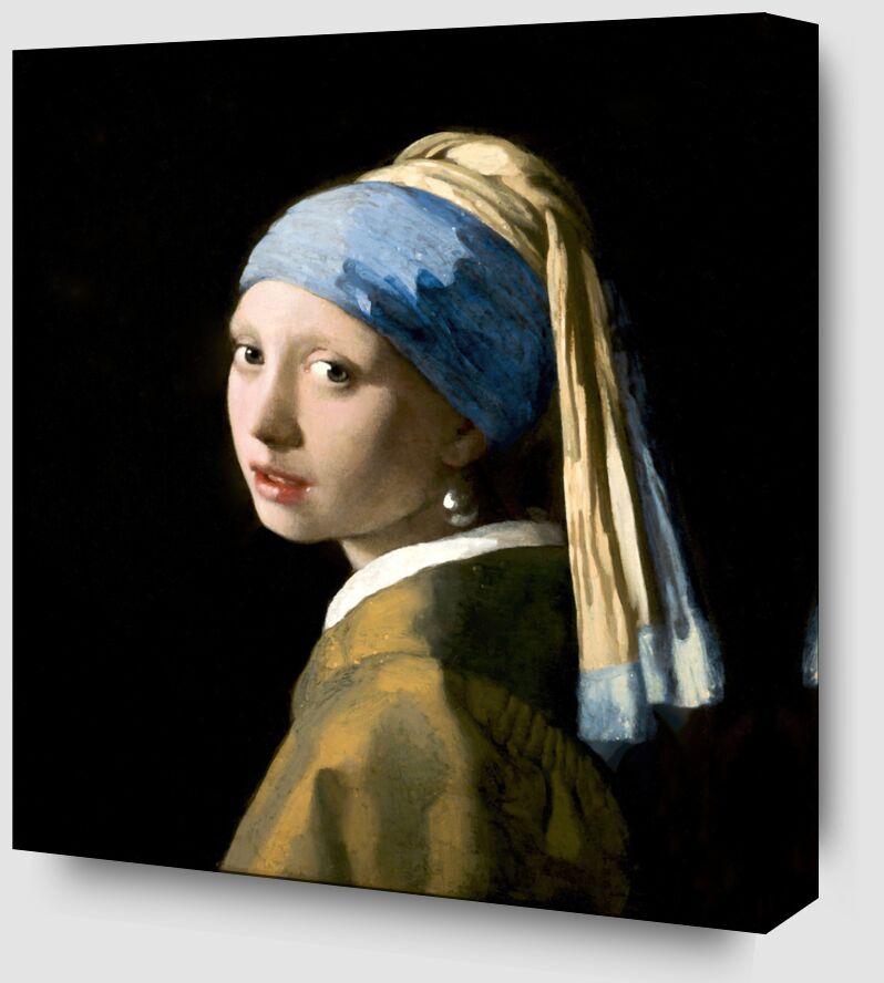 Girl with a Pearl Earring - Johannes Vermeer from Fine Art Zoom Alu Dibond Image