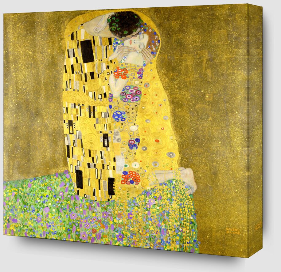 The Kiss - Gustav Klimt from Fine Art Zoom Alu Dibond Image