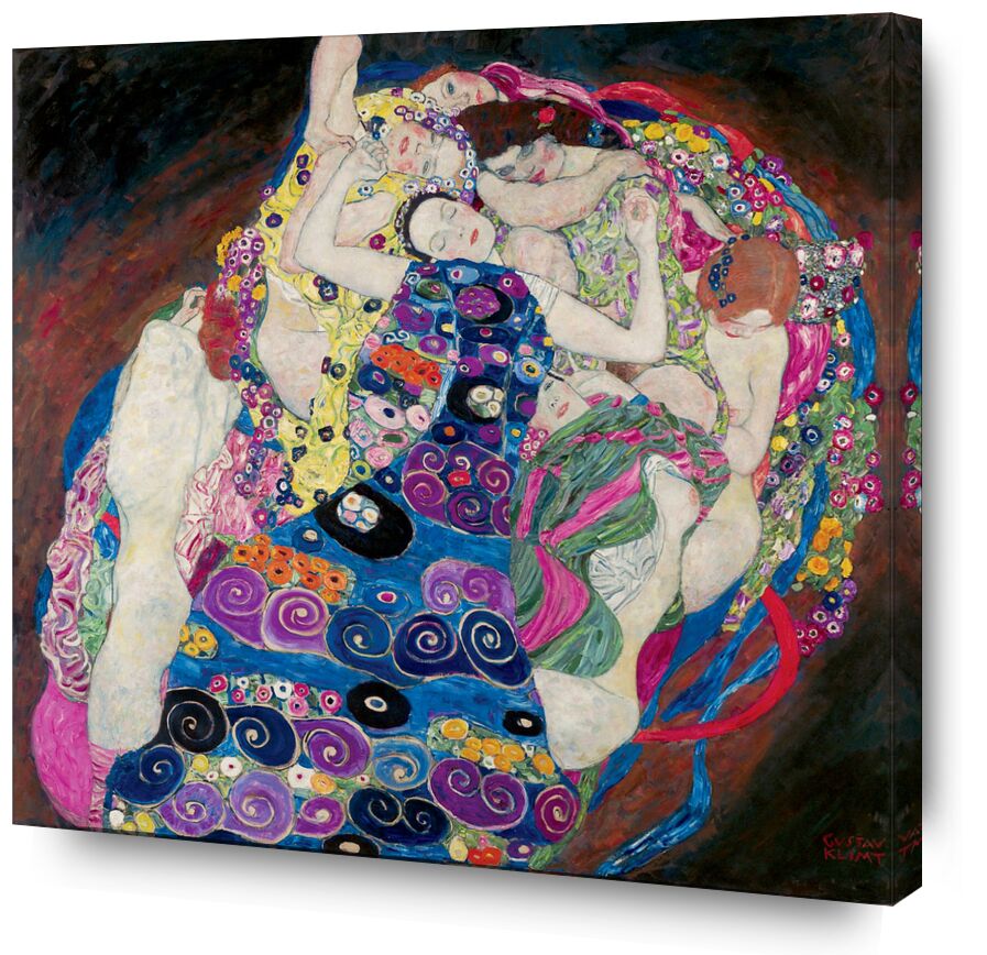 The Virgin - Gustav Klimt von Bildende Kunst, Prodi Art, Jugendstil, Malerei, Frauen, Gesicht, Jungfrau