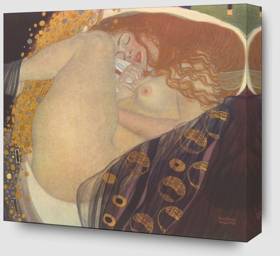 Danae I - Gustav Klimt from Fine Art Zoom Alu Dibond Image