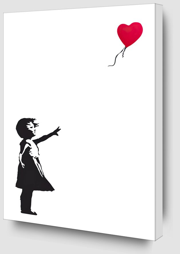 Balloon Girl - BANKSY von Bildende Kunst Zoom Alu Dibond Image