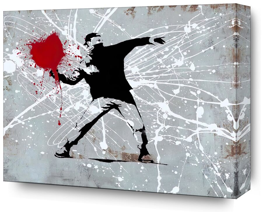 Painted heart Thrower - BANKSY from Fine Art, Prodi Art, banksy, heart, street art, painted