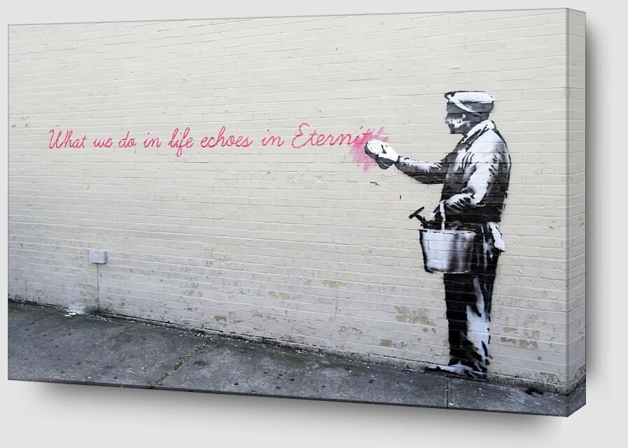 Echoes - BANKSY from AUX BEAUX-ARTS Zoom Alu Dibond Image