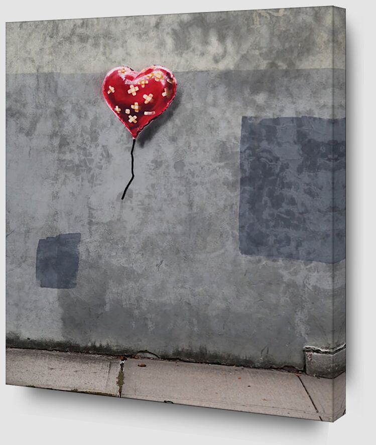 NY Love - BANKSY from AUX BEAUX-ARTS Zoom Alu Dibond Image