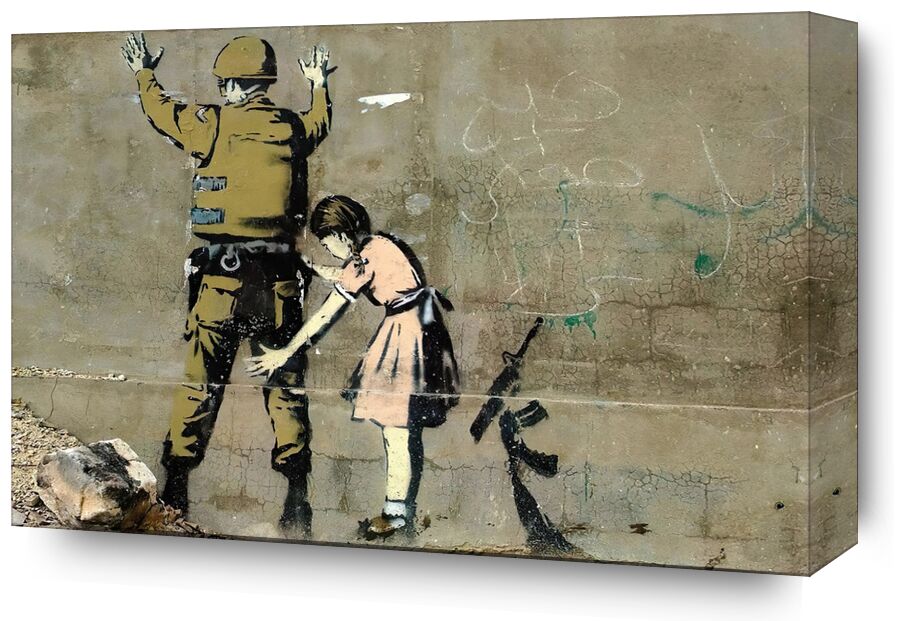 War - BANKSY from Fine Art, Prodi Art, armed, peace, girl, military, War, banksy