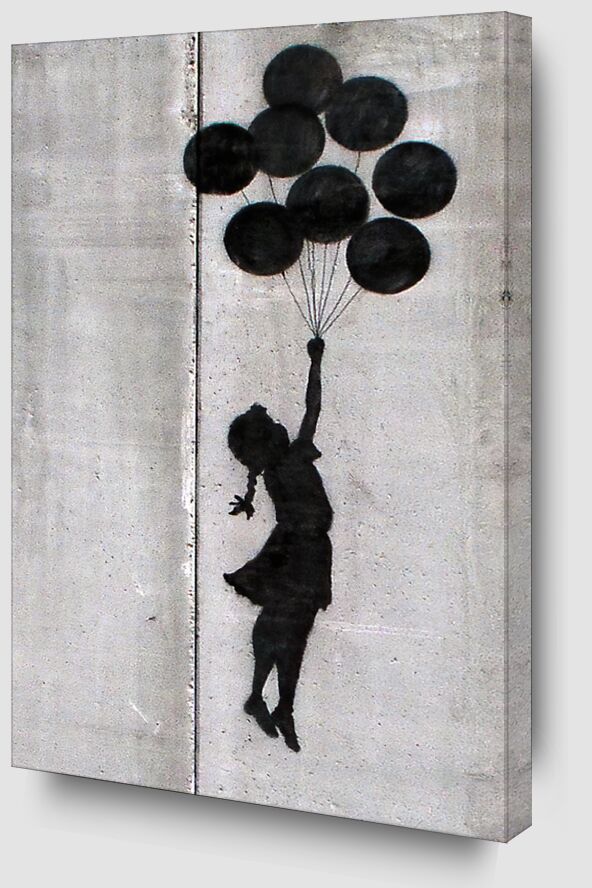 Balloon Girl - BANKSY von Bildende Kunst Zoom Alu Dibond Image