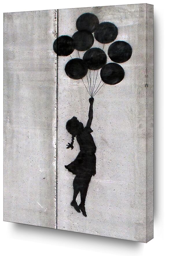 Balloon Girl - BANKSY from AUX BEAUX-ARTS, Prodi Art, graffiti, balloon, girl, street art, banksy