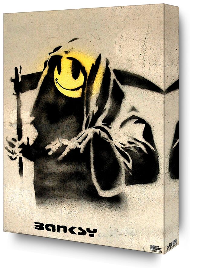 The Reaper from Fine Art, Prodi Art, banksy, graffiti, mower, smiley