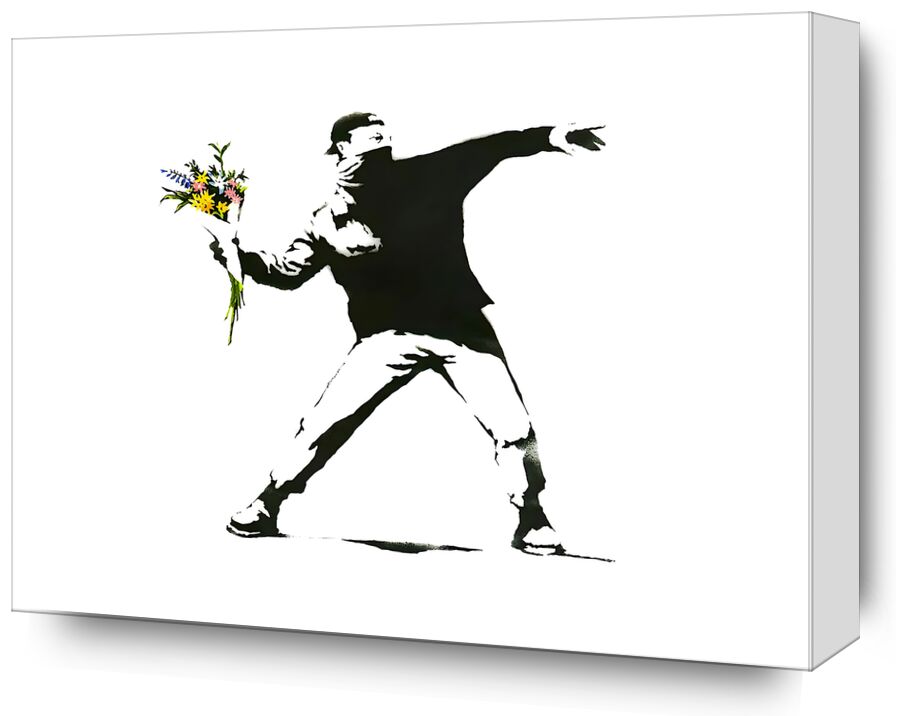 Flower Chucker - BANKSY from Fine Art, Prodi Art, launcher, graffiti, flower, street art, banksy