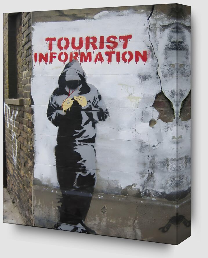 Tourist Information - BANKSY from Fine Art Zoom Alu Dibond Image