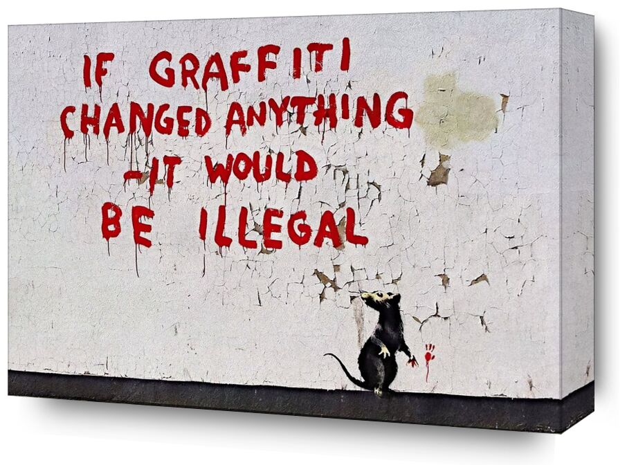 If Graffiti changed anything - BANKSY from Fine Art, Prodi Art, banksy, street art, rat, graffiti