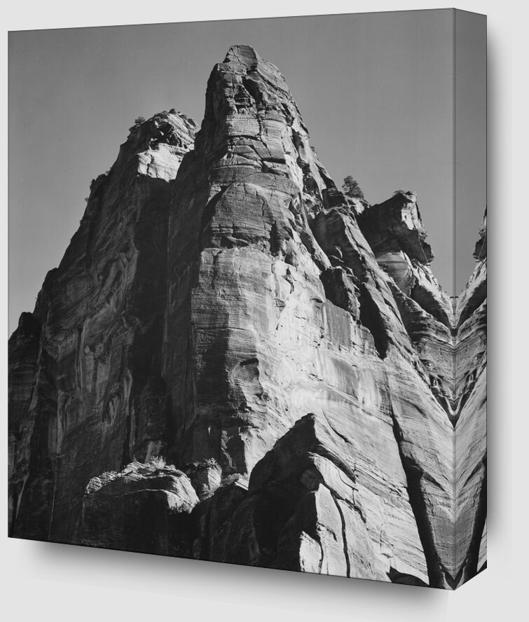 Rock Formation From Below - Ansel Adams from Fine Art Zoom Alu Dibond Image